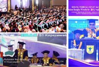 Suasana Wisuda ke-29 dan Angkat Sumpah lulusan Institut Kesehatan Karsa Husada Garut di Hotel Santika Garut, Rabu (14/10/2026). S