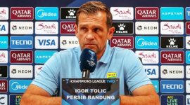 Pelatih Persib Bandung Igor Tolic menyebut Melbourne Victory sebagai lawan tangguh menjelang pertandingan Grup E AFC Champions League Two di Stadion Si Jalak Harupat, Rabu (28/10/2026).