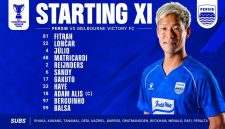 Grafis susunan pemain Persib Bandung untuk menghadapi Melbourne Victory pada matchday ketiga Grup E ACL Two 2026/2027, Rabu (28/10/2026).( Web resmi Persib)