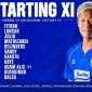 Grafis susunan pemain Persib Bandung untuk menghadapi Melbourne Victory pada matchday ketiga Grup E ACL Two 2026/2027, Rabu (28/10/2026).( Web resmi Persib)