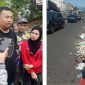 Anggota DPRD Kabupaten Garut dari Fraksi PDI Perjuangan, Yudha Puja Turnawan, memberikan keterangan saat diwawancarai di lokasi penumpukan sampah di Kabupaten Garut, menyusul terganggunya pengangkutan sampah menuju TPA Pasir Bajing, Oktober 2026.