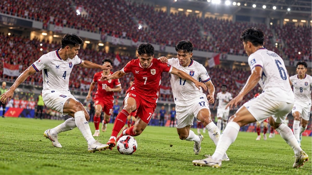 Timnas Indonesia menghadapi Thailand pada final FIFA ASEAN Cup 2026 di Stadion Utama Gelora Bung Karno, Jakarta, Senin (5/10/2026). ( ilustrasi Warta Garut)