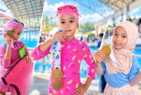 Tiga murid Al Mashduqi Kindergarten tampil dalam Kejuaraan Renang Antar Pelajar Piala Kadisdik Garut Satu 2026 di Kolam Renang Talaga Bodas, Garut, Sabtu, 3 Oktober 2026.