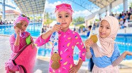 Tiga murid Al Mashduqi Kindergarten tampil dalam Kejuaraan Renang Antar Pelajar Piala Kadisdik Garut Satu 2026 di Kolam Renang Talaga Bodas, Garut, Sabtu, 3 Oktober 2026.