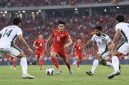 Timnas Vietnam merayakan kemenangan 4-2 atas Pakistan pada laga Grup B FIFA ASEAN Cup 2026 di Gelora Bung Karno, Jakarta, Jumat, 2 Oktober 2026.