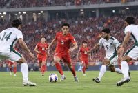 Timnas Vietnam merayakan kemenangan 4-2 atas Pakistan pada laga Grup B FIFA ASEAN Cup 2026 di Gelora Bung Karno, Jakarta, Jumat, 2 Oktober 2026.