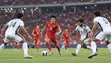 Timnas Vietnam merayakan kemenangan 4-2 atas Pakistan pada laga Grup B FIFA ASEAN Cup 2026 di Gelora Bung Karno, Jakarta, Jumat, 2 Oktober 2026.
