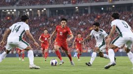 Timnas Vietnam merayakan kemenangan 4-2 atas Pakistan pada laga Grup B FIFA ASEAN Cup 2026 di Gelora Bung Karno, Jakarta, Jumat, 2 Oktober 2026.