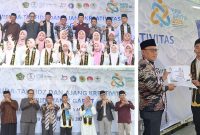 kegiatan wisuda tahfidz dan peluncuran buku karya siswa MAN 5 Garut dalam rangka menyambut Bulan Bahasa 2026.
