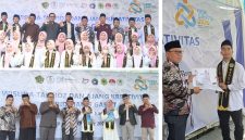 kegiatan wisuda tahfidz dan peluncuran buku karya siswa MAN 5 Garut dalam rangka menyambut Bulan Bahasa 2026.